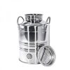 Inox kanna füles 10 L-es, csappal Inox kanna füles 10 L-es, csappal