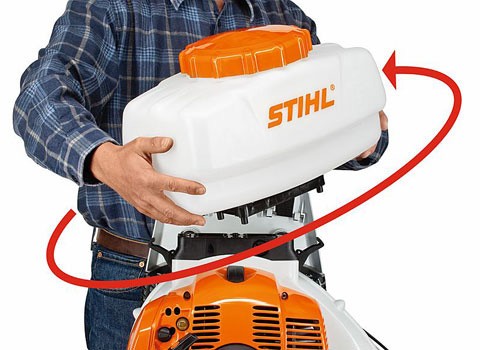 STIHL SR 450 k szleten Univerz lis permetez s granul